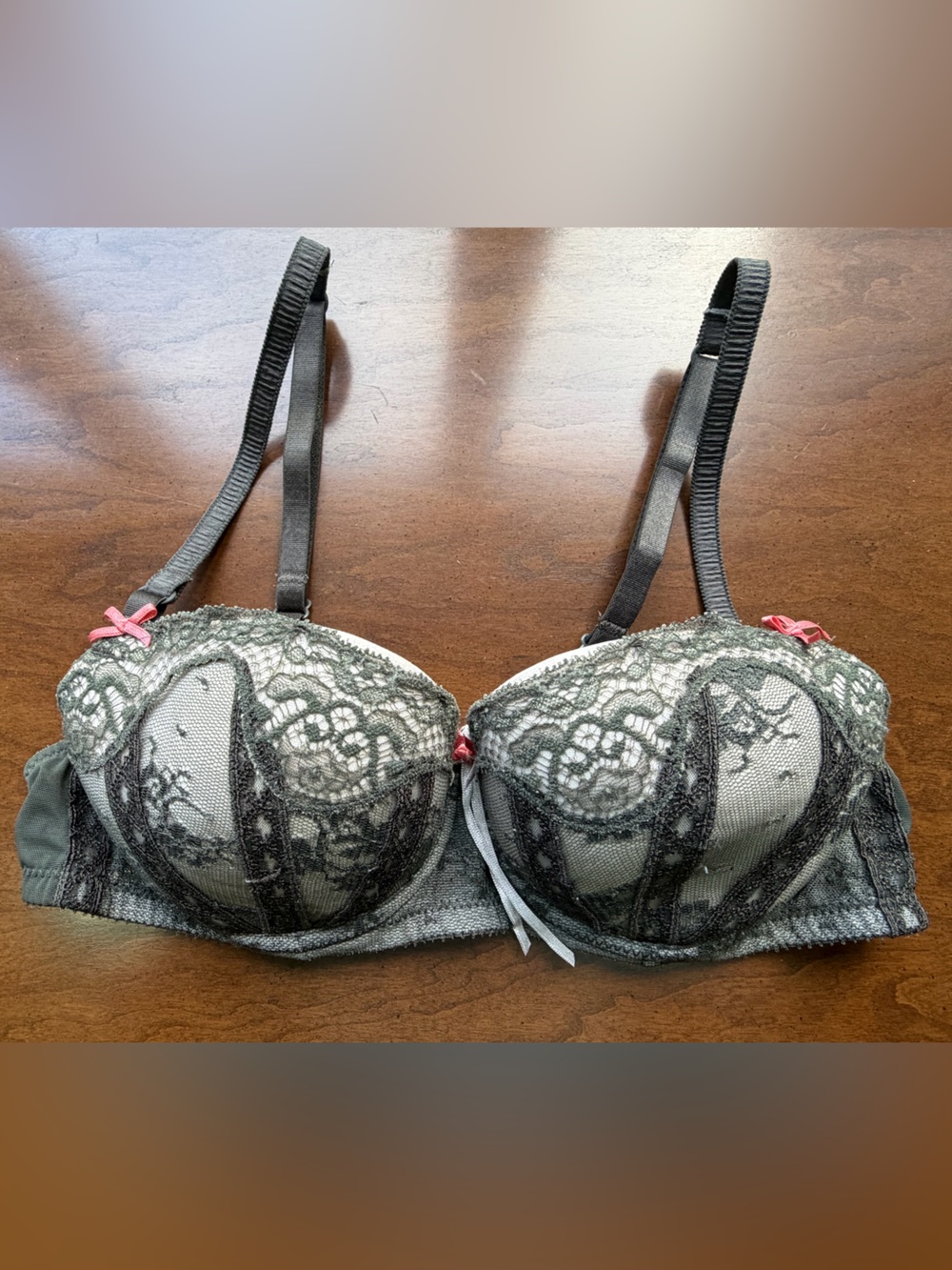Lace Overlay Contour Balconnet Bra